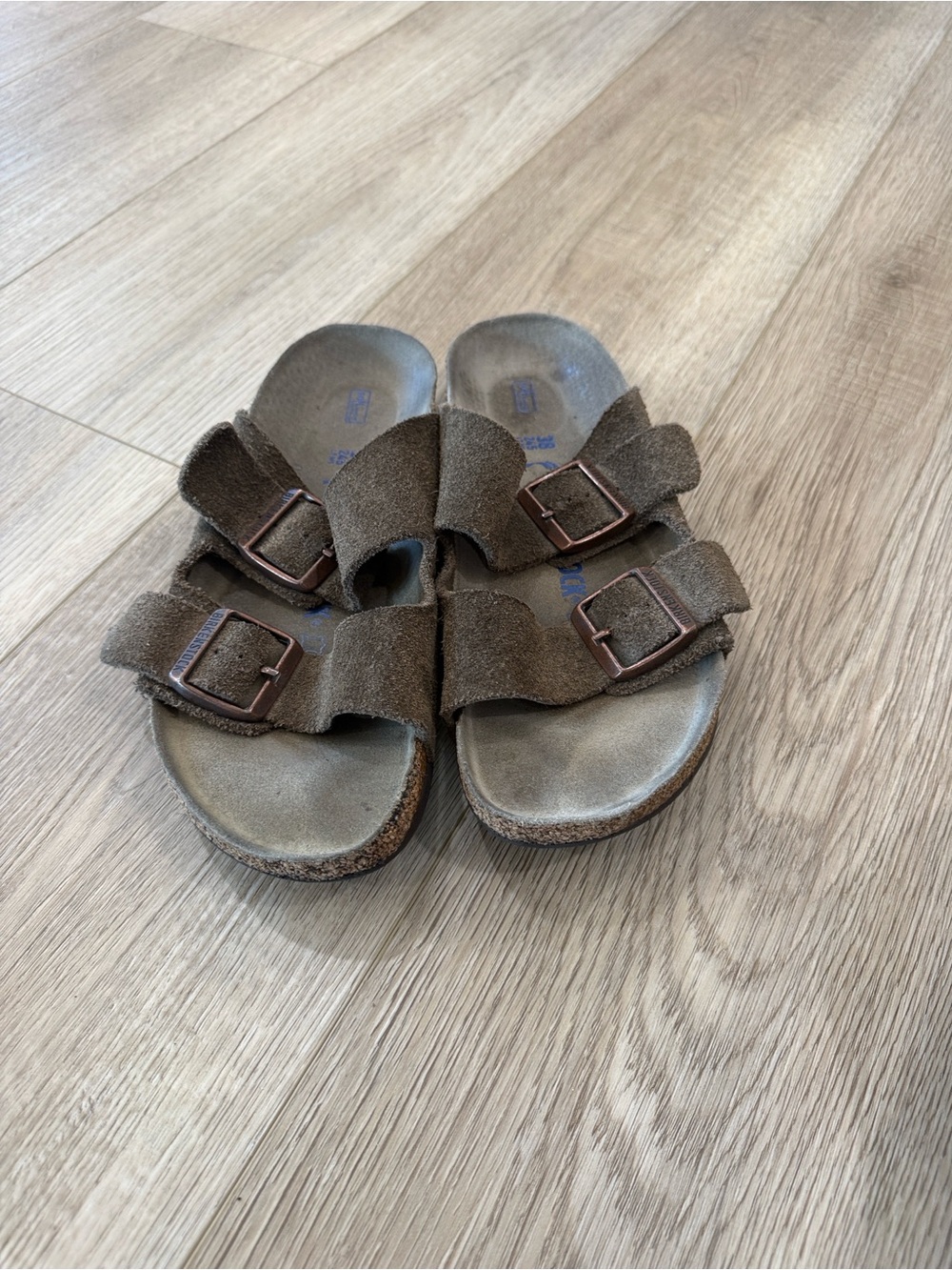 Birkenstock Suede Double-Buckle Sandals